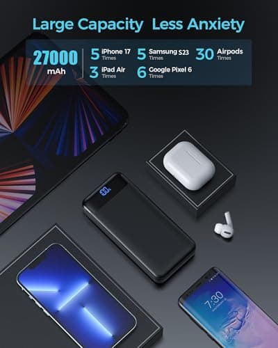Power Bank 27000mAh Portable Charger 22.5W Fast Charging — view 3