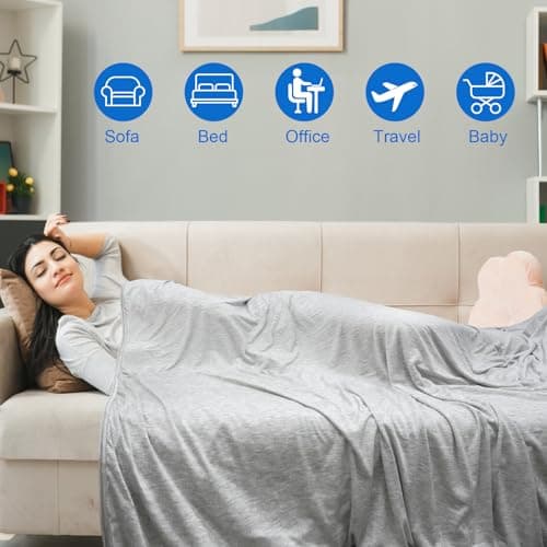 CXXDE Cooling Blankets for Hot Sleepers, Summer Blanket, Cold Blanket — view 4