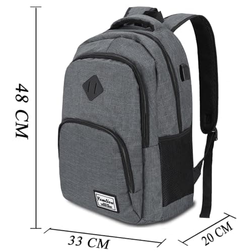 YAMTION School Bookbag,College Backpack Laptop Backpack Business Adult Backpack for High School University Work Office — view 6