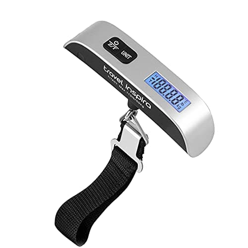 travel inspira Luggage Scale, Portable Suitcase, Weighing Scales (Silver)