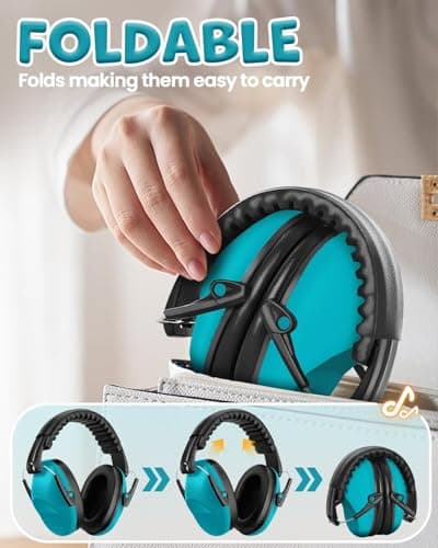 Lorrtta Kids Noise Canceling Earmuffs – Adjustable & Soft Hearing Protection for Children, Great for Sleep, Travel, Focus & Autism Sensitivity — view 4