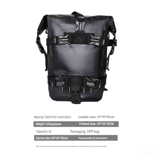 Anti-Slip Motorcycle Luggage Bag 8L for Touring — view 2