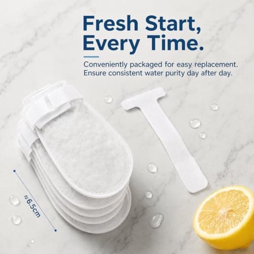 Faucet Filter Cotton Bag, Tap Filter Bag, Captures Rust Sediment Scale,Ultra-Fine 1000-Mesh Filtration Technology Designed, For Home Dorm Travel Outdoor Well Use (30pcs) — view 6