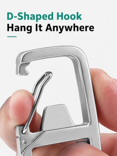 Uadme 12-in-1 Stainless Steel Multitool Keychain — view 6