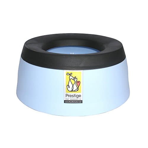 Prestige Road Refresher Non Spill Pet Water Bowl, L, Blue