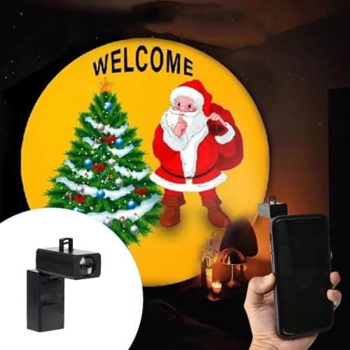 Bewinner Compact Magnetic Projector Light for Phones (Black) — view 2