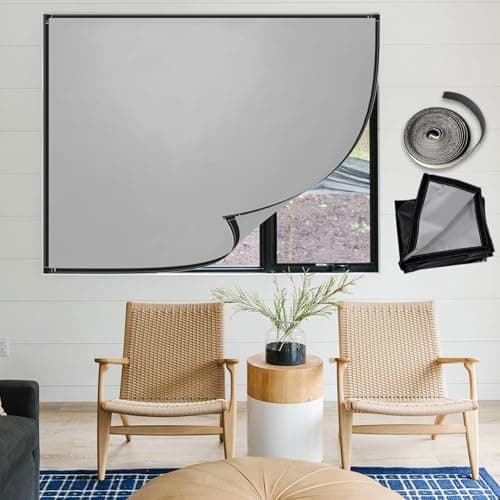 Portable Thermal Roller Bli 90x130 cm No Drill UV Protect Heat Shield Window es with for Travel Grey - Perfect for Home & Car Use