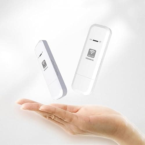 HOSAYA 4G SIM card WiFi Modem Portable USB 4G Router with SIM Card Slot High Speed Portable Travel Hotspot Mini Router Unlocked 4G dongle — view 3