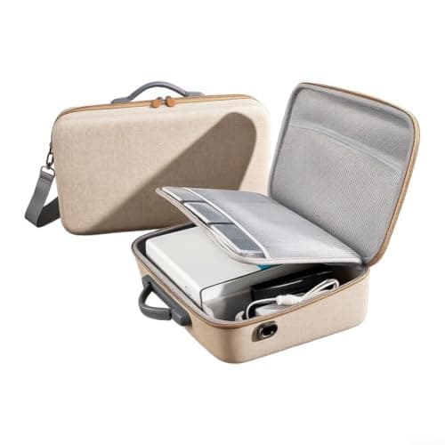 Travel Bag for Liene for pixcut S1 Projector Storage Travel(1558 Khaki)