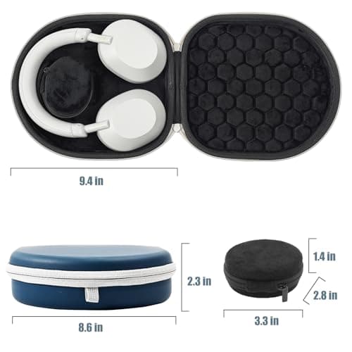 ProCase Hard Travel Case for Sony Headphones -Navy — view 2