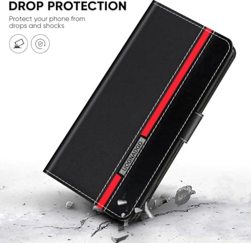 UOGNADGD Striped Leather Case for Murphy 3.7 inch e-book - Black — view 6