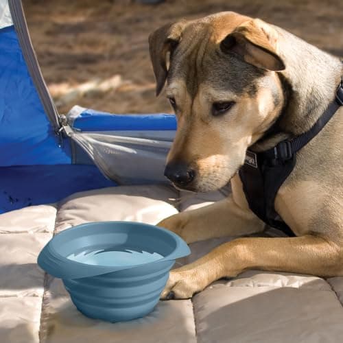 Kurgo Collaps-A-Bowl, 24oz, Blue — view 3
