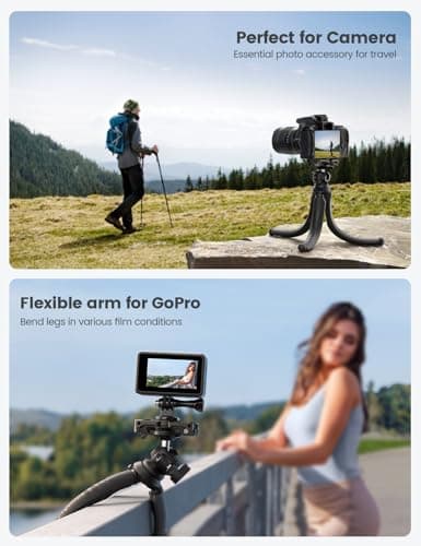 Lamicall Mobile Phone Tripod, Flexible Camera Tripod With Remote — view 4