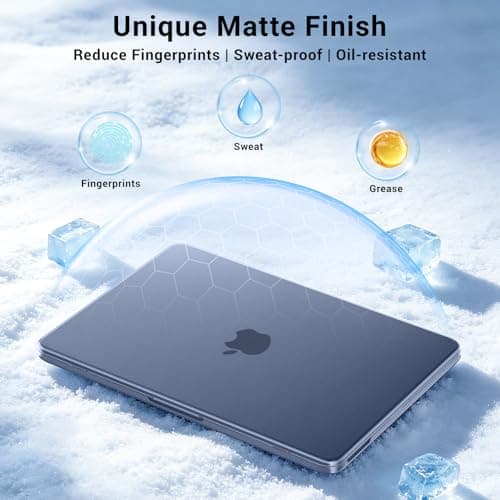 MOSISO Compatible with MacBook Neo Case 13 inch 2026, Indigo — view 4