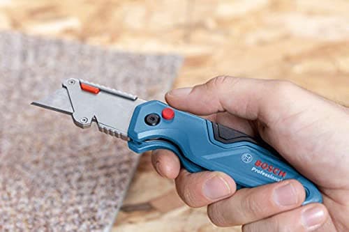 Bosch Professional Universal Folding Knife with Blade Compartment in Metal Handle (incl. Two Replacement Blades, Blister Packaging) – Amazon Exclusive — view 6