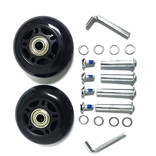 LOTOWELZON Luggage Suitcase Inline Skate Replacement Wheels OD80xID8xW24mm