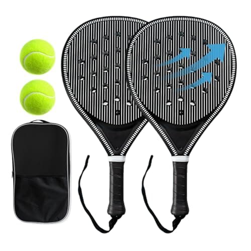 Pickleball Racket Carbon Fiber Portable Non-Slip Ergonomic Paddle