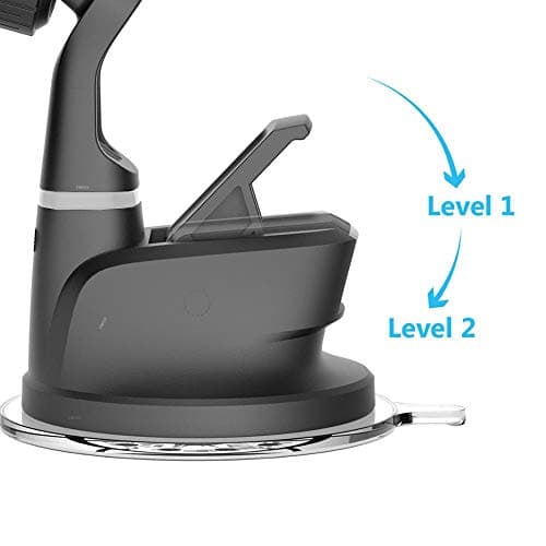 IWIO Magnetic Windscreen/Dashboard Car Universal Mobile Cradle Phone Holder compatible with Micromax Canvas Infinity Pro - BLACK — view 4