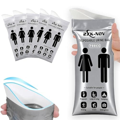 Disposable Urine Bags Women, Pee Bags for Men and Children (2, 700ml)