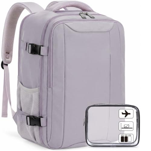 Xkdoai for Ryanair Cabin Bags 40x30x20,Backpack with TSA Approved Clear Bag