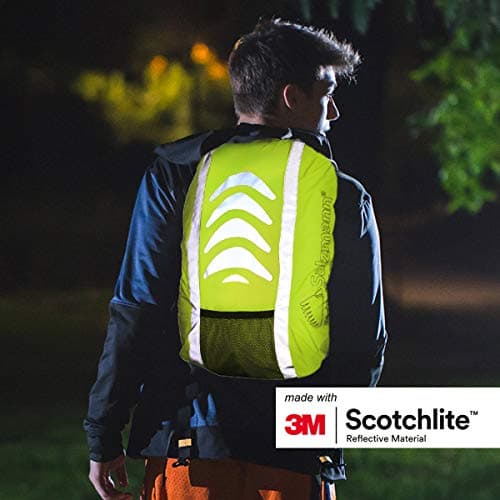 Salzmann Reflective Rucksack Cover | 28–40L | Hi-Vis Waterproof Rain Cover for Backpack Cycling, Commuting & Hiking — view 2