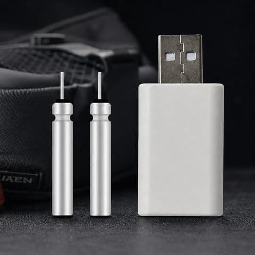 1 Set Electric Fishing Float Charger USB Rechargeable Mini Electronic Fishing Float Reusable for Outdoor Fishing Socket Power Bank Computer (double hole) — view 3