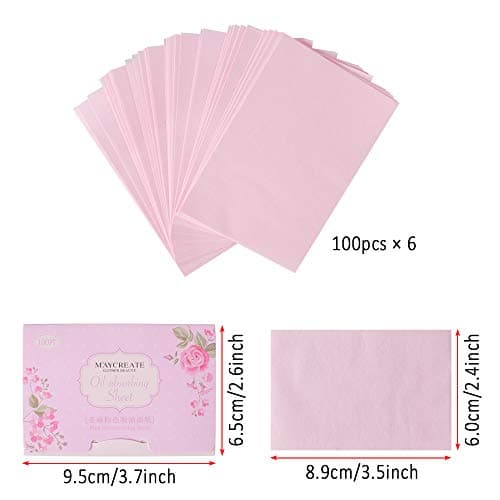Blotting Paper 600 Sheets, Gentle Scented Oil Control Tissues for Oily Skin — view 6