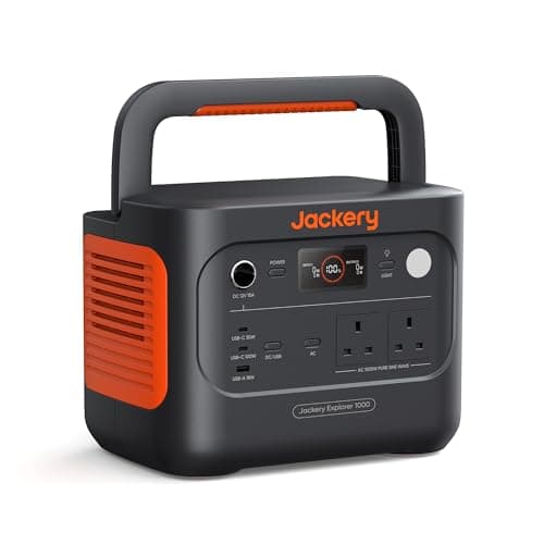 Jackery Explorer 1000 v2, 1500W 1070Wh LiFePO4 Portable Power Station
