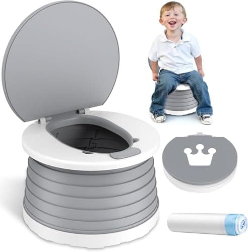 Travel Potty for Toddlers, Portable Foldable Potty Training Seat for Kids
