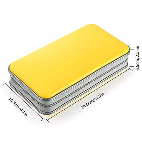 DVSICK DVD Case, 96 Capacity CD Case Hard Plastic, for Car, Home ＆ Travel — view 4