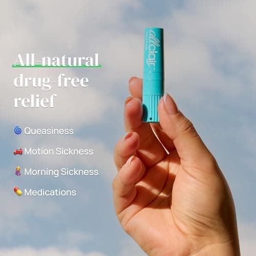 aler - Natural Relief for Nausea - Non-Medicated Non-Drowsy Drug-Free - Essential for Travel - Motion Sickness - Morning Sickness - Use Anytime - 2 Inhalers — view 4