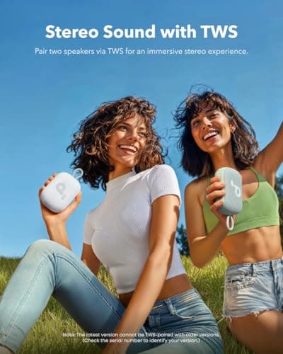 soundcore Select 4 Go Ultra Portable Bluetooth Speaker by Anker, 20H Playtime, IP67 Waterproof and Dustproof, Floatable, Customisable Pro EQ, Wireless Stereo Pairing, Ideal for Home, Outdoors, Hiking — view 6