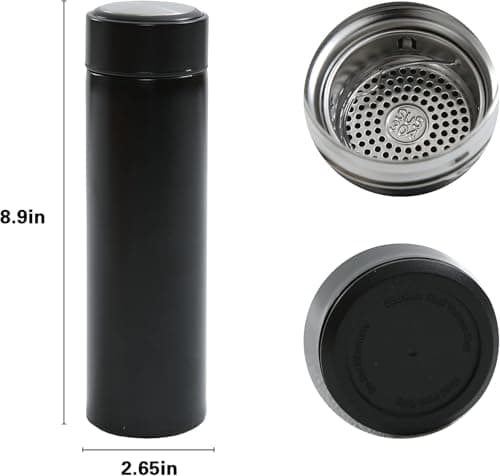 Crescent Arch Luxury Gift Set for Men and Women – Insulated Bottle, Premium Notebook and Aesthetic Pen – Perfect for Corporate Office Student and Everyday Use Stationary gift box (Black) — view 3