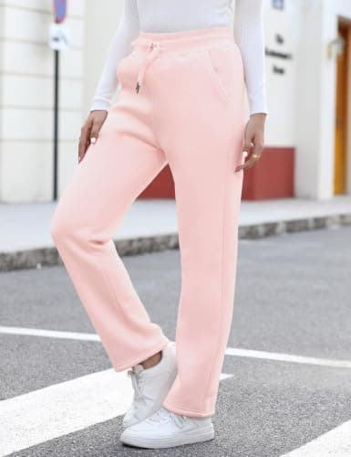 Svanco Womens Fleece Trouser Warm Winter Lined Jogger Thermal Pant Pink — view 2