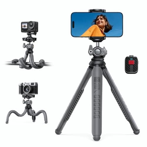 Lamicall Mobile Phone Tripod, Flexible Camera Tripod With Remote
