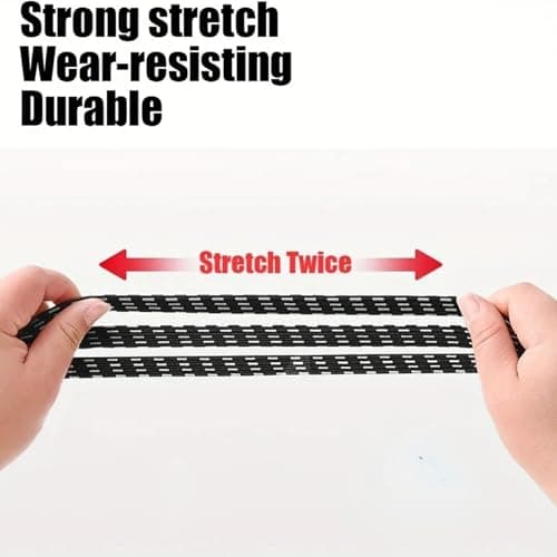 Motorcycle Luggage Strap - Strong Shelf Tie Rope with Hook, Lightweight Practical Bunge Strap | Safety Tag Binder for Suitcase Cargo Bundle Rack Mount Touring Utility Packing — view 5