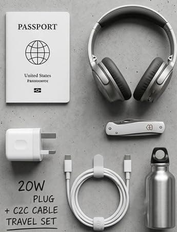 Duradeals 20W Fast Charger Travel Kit with USB-C Cable (1, Metre) — view 4