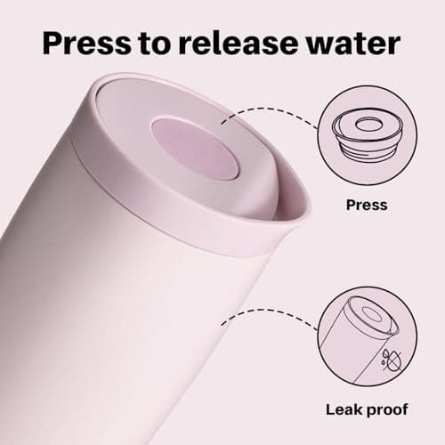 BOTTLE BOTTLE Travel Mug (Pink, 500, Milliliters) — view 4