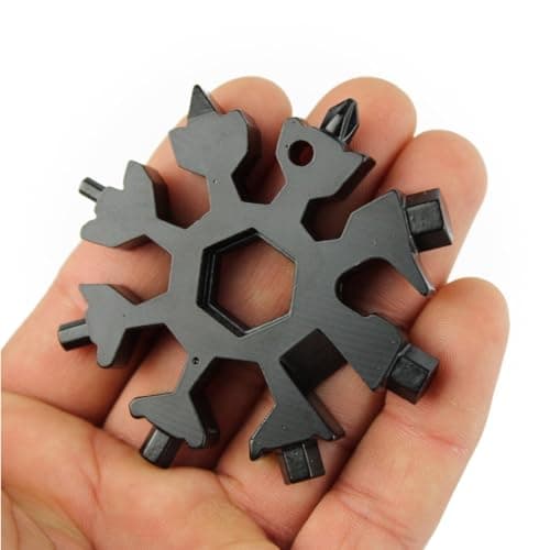 Domira Keyring Multi Tool – Mini Pocket Screwdriver Set with Extension Rod, Bottle Opener, EDC Keychain Gadget, Camping Tool, Small DIY Gifts for Men, Cool Tools 18 in 1 — view 4