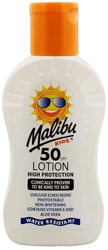 Malibu Kids SPF 50 Sun Lotion, Moisturising Kids Sunscreen for Body, 100ml