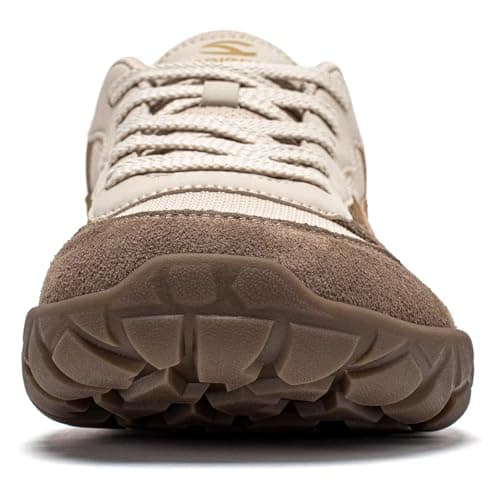 HOBIBEAR Women's Men's Trail Running Barefoot Shoes | Wide Toe Box Minimalist Sneakers Brown — view 5