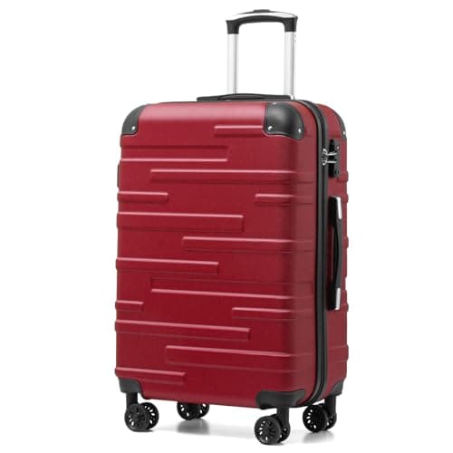 COOLIFE Medium Suitcase 24 inch, ABS Hardshell Luggage mit TSA Lock, 67 cm