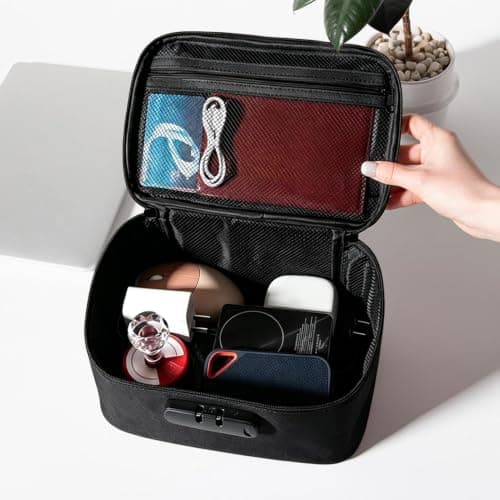 Bag with Lock Combination Oxford Cloth Multi-functional Toiletry Organizer — view 2
