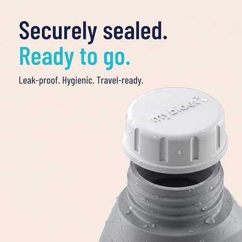 Portable Bidet Peri Bottle Postpartum, Travel Bidet, Perineal Bottle, Bidet Sprayer for Toilet, Hemorrhoids, Muslim Shower, Washlet (Aqua Home Grey) — view 6