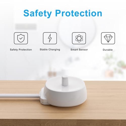 Electric Toothbrush USB Charger for Oral B iO3 iO4 iO5 iO6 Smart 6000N, Genius X, 8000, Type 3757 Replacement Charger, Portable USB Power Cord for Travel — view 5