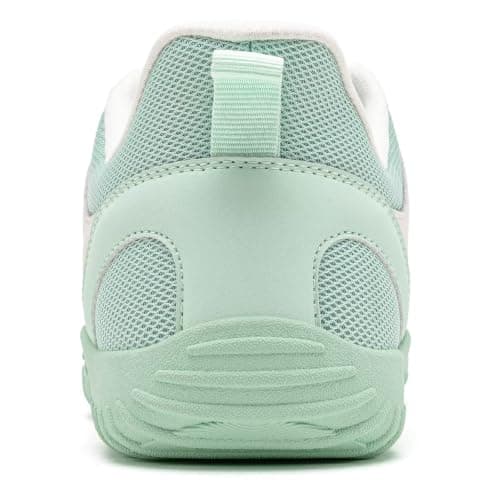HOBIBEAR Unisex Wide Toe Barefoot Shoes Lightweight Fashion Trainers for Men Women Casual Walking(Light Green,UK 7) — view 5