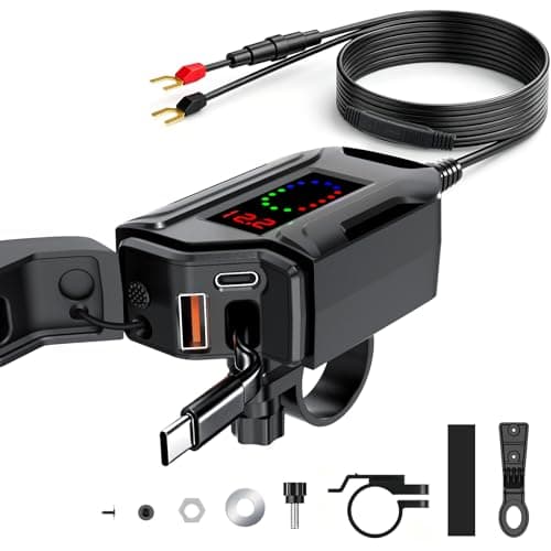 Motorbike USB C Charger USB Charger Socket 12V Motorbike