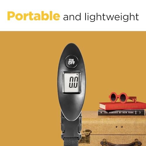 STATUS Digital Luggage Scale | Black Digital Luggage Weight Scale | SDLSCALE1PK4 | Packaging may vary — view 5