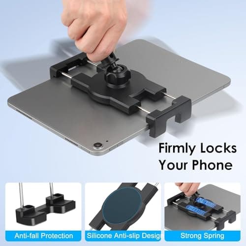 Linkstyle Car Tablet Holder, 360° Rotating Adjustable Tablet Car Mount — view 6