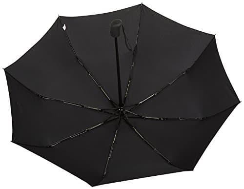 Amazon Basics Octagonal Automatic Travel Umbrella, Black, 28 x 98 cm — view 6